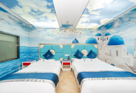 상하이 중산공원 주변 거리 모습