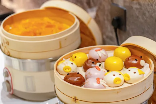 Guangzhou South Railway Station Poltton International Apartment (Panyu Chimelong) Питание Photos