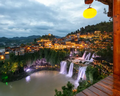 Tuwang Palace · Eight Halls, Furong Town (Waterfall View, Core Scenic Area) Hoteles en Yongshun