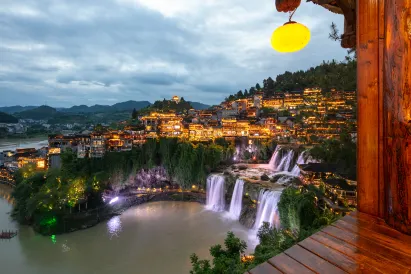 Tuwang Palace · Eight Halls, Furong Town (Waterfall View, Core Scenic Area)