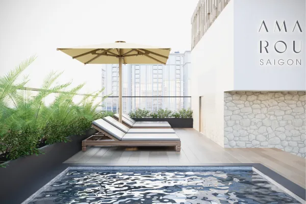 AMAROU Saigon boutique rooms and modern interior