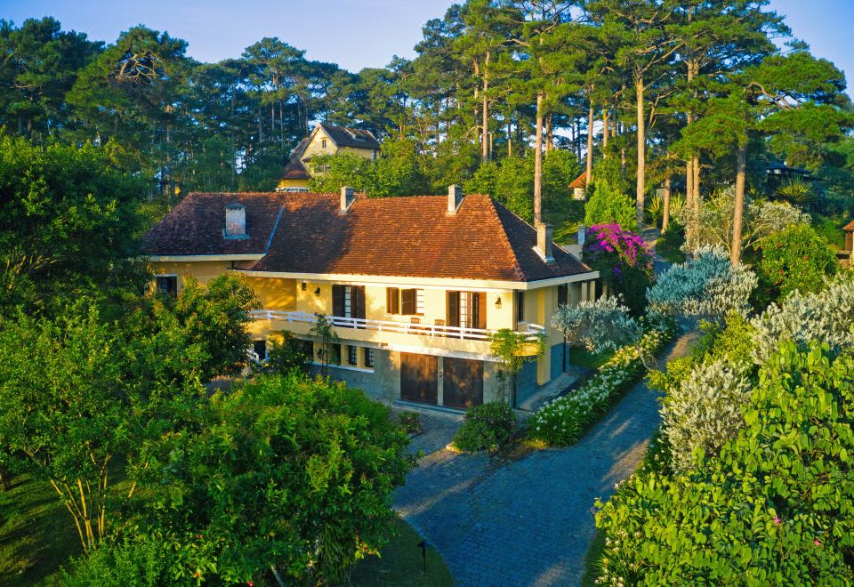 Ana Mandara Villas Dalat authentic French colonial stone villas in pine forest
