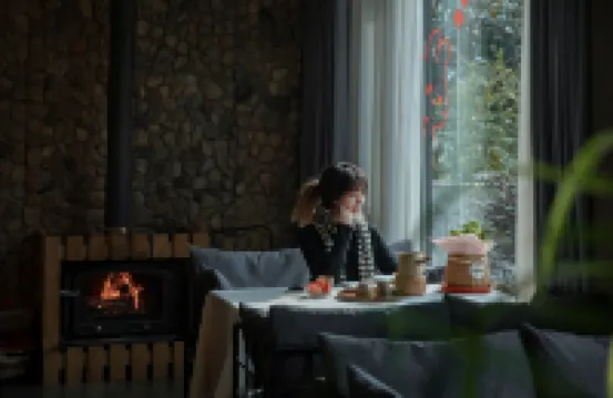 Shanshengyishe·180° Mountain View Wild Luxury Private Soup