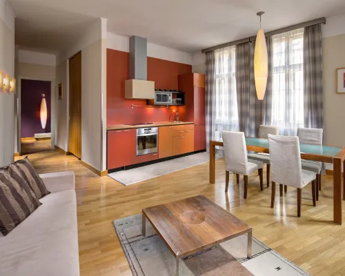 Mamaison Residence Belgická Prague プラハ04区周辺のホテル