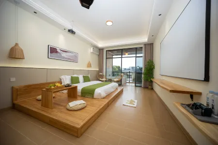 Qingcheng Fange Private Hot Spring Vacation Apartment Отели рядом с достопримечательностью «Chengdu Neusoft University»