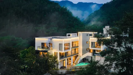 Qixili · Surround Mountain Stream · Designer Villa (Jing Moon Bay Scenic Area) Отели в г. Сюаньчэн