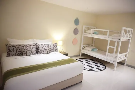 ห้องพักสำหรับครอบครัว พร้อมเตียงสองชั้น