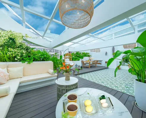 蔓菲·Aesthetic中庭花園觀景公寓（佛山祖廟嶺南天地店）