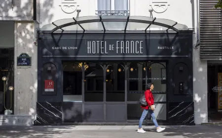 Hôtel de France Gare de Lyon Bastille Отели рядом со станцией Вокзал Аустерлиц