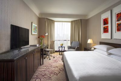 エグゼクティブビジネス, ゲストルーム, キングサイズベッド1台, 高層階 シェラトン・タワーズ・シンガポールの写真