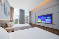 Hangzhou Yifeng Hotel (Grand Canal Hanggang Park Wujiajiao Port Subway Station) - 마운틴 뷰