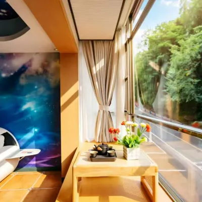 雅安長紅親子精品酒店 鄰近碧峯峽野生動物世界的酒店