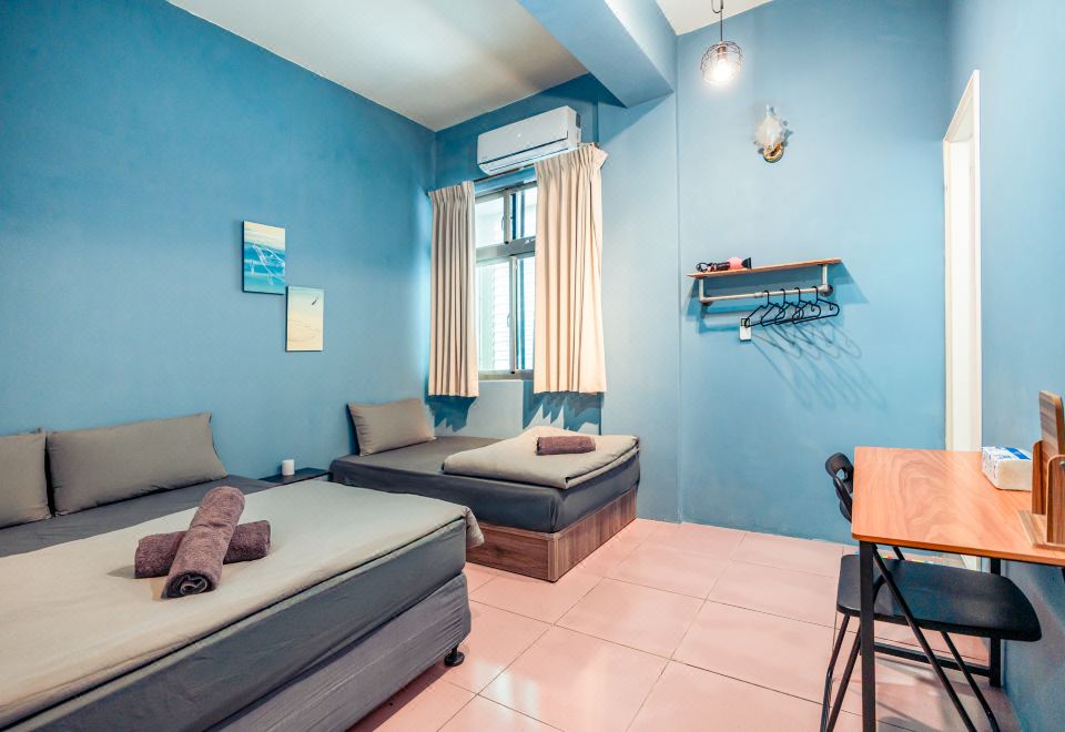 뤼다오향의 아름다운 해변 풍경