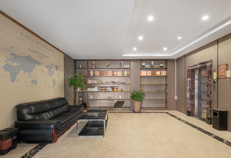 상하이 리젠 브룩 호텔의 로비 전경