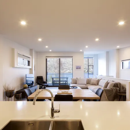 Stylish 2-BR Home, Scenic Balcony, Key Amenities