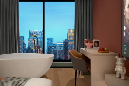 Yunqi Star Hotel (Neijiang Wanda Plaza High-speed Railway Station) Отели рядом с достопримечательностью «Zhang Daqian Memorial Hall»