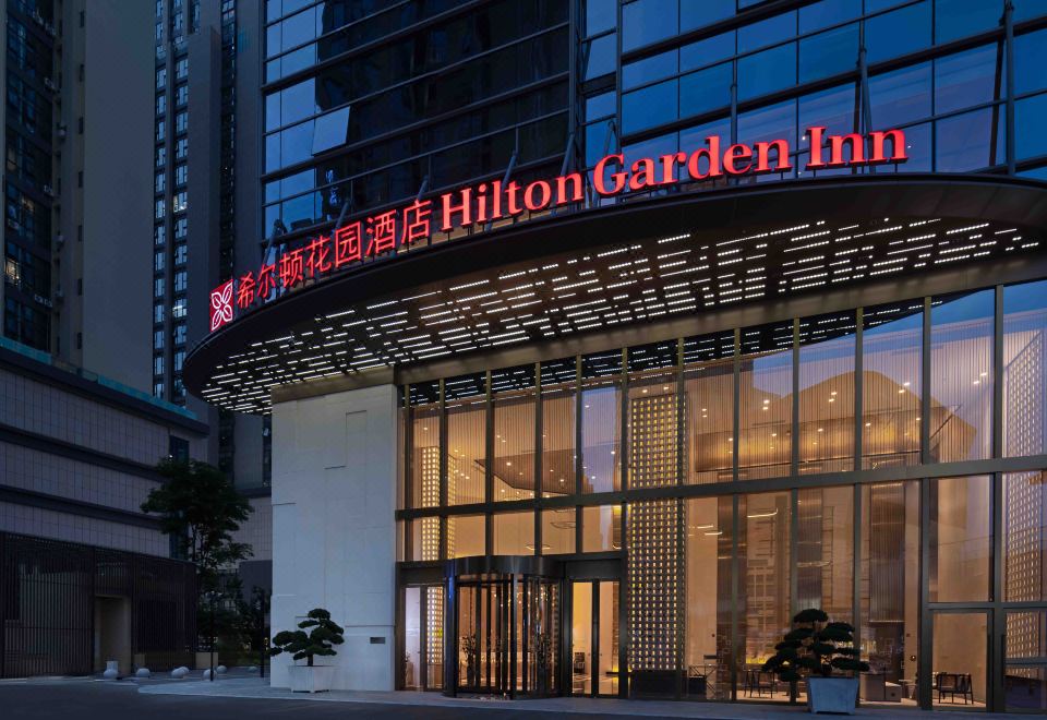 힐튼 가든 인 청두 청화 외관