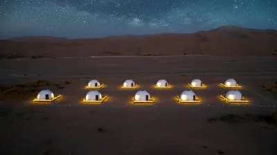 Xingguang Mijing · Mountain View Boutique Stay Hotels near Dunhuang Mingsha Mountain Wild Luxury Desert Stargazing Campground