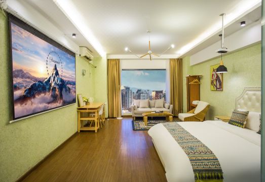 충칭 숙소 야경 전망