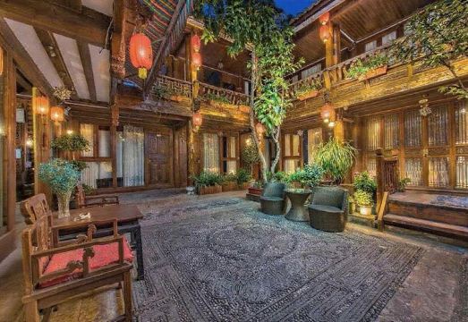 리장 고성 야경