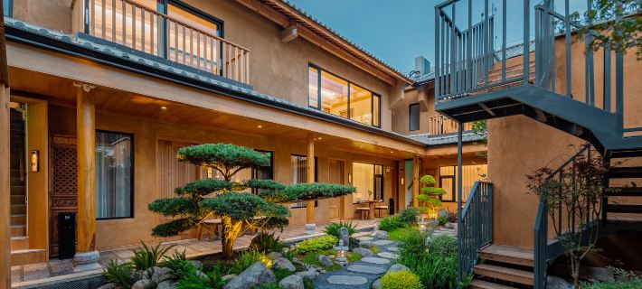 叄時柒・楠塘渓舎（沙渓古鎮区） 剣川のホテル