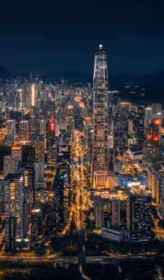 泊雲漫居·高空城景|SeaView雲端飯店（深圳水貝國際黃金珠寶城店） 中絲園附近的飯店