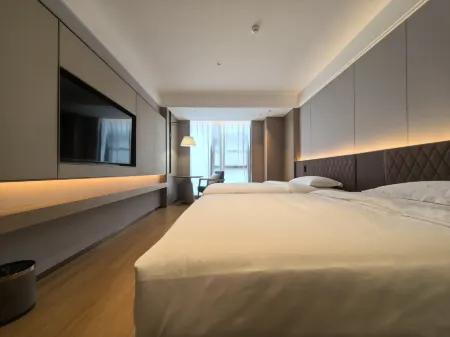 Tingbai Business Hotel (Suzhou Renmin South Road Jinfang Century City Branch Отели в г. Сучжоу