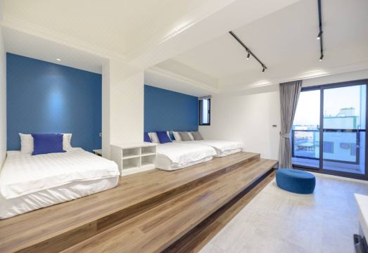 해변 근처 숙소 전경