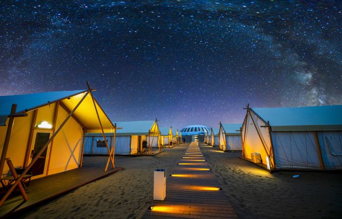 Whistling Dune Bay Yuesha Island Camping Hotel