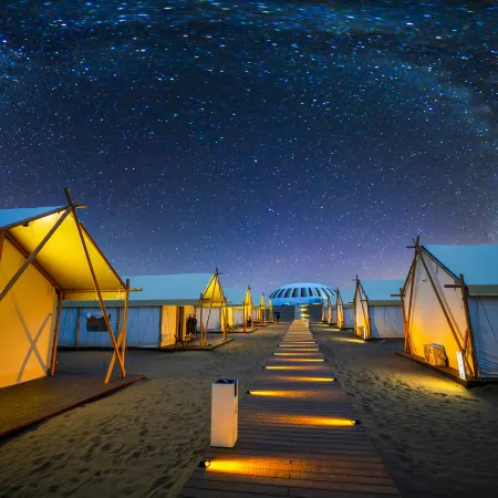 Whistling Dune Bay Yuesha Island Camping Hotel
