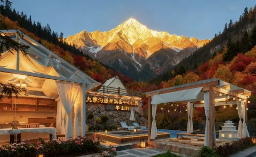 Banshan Xuanjing • Kuobo Qiongxi Private Hot Spring Homestay (Jiuzhaigou)