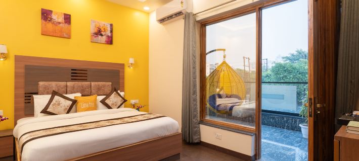 Lime Tree Hotel & One Bed Room Serviced Apartment - Noida Next to Sector 50 Metro with Party Venue Hotels in Noida