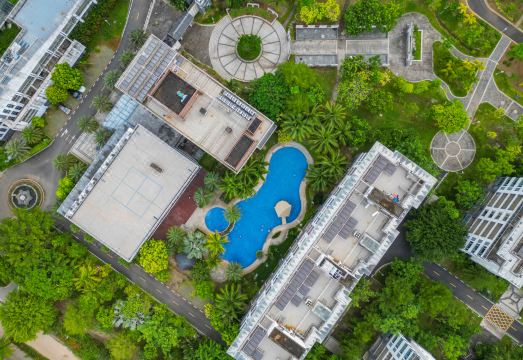 시걸 아카데미 호텔 야외 수영장