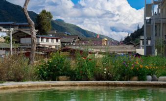 There are clouds on the trees
