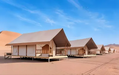 Dunhuang Sand Mountain Desert Secret Wild Luxury Desert Camping Base