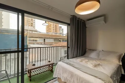 Studio Premium 306 Perdizes with pool in San Pablo - Brazil Hotels in Varzea da Barra Funda