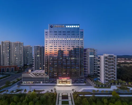 Yueyang Haofeng Wyndham Hotel (Yueyang High-speed Railway East Station) Hotéis em Yueyang