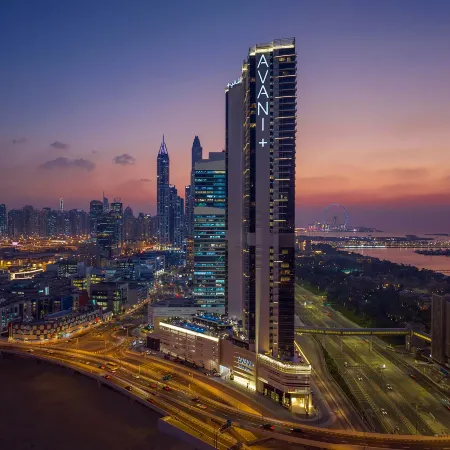Avani+ Palm View Dubai Hotel & Suites Отели рядом с достопримечательностью «Район Дубай-Нолидж-Виллидж»