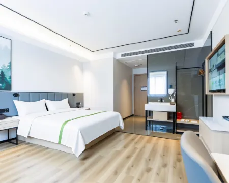 GreenTree Inn Express Hotel (Huludao Qianyuan Xiangman Huadu RT Mart Darunfa Store) Hôtels à : Huludao