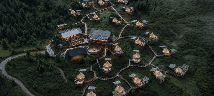 Jingfan Qizanggou Wilderness Luxury Tent Homestay Hotels in Songpan