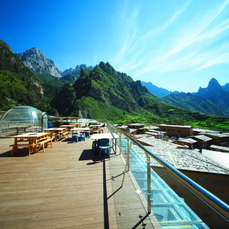 Shicheng Ancient Residence | Guanxi Pavilion Sunrise Encounter Golden Mountain (Zhagana Scenic Area)