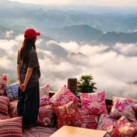 Panorama Tower · Summit of Longji | Sunrise Over the Cloud Sea Homestay