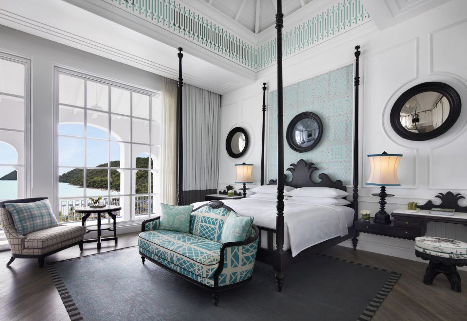 JW 메리어트 푸꾸옥 에메랄드 베이 리조트 & 스파의 리셉션 또는 로비 전경