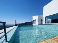 Qianshan·Senyu·Designer Wild Luxury B&B (Tianjin Jizhou Panshan Branch) - مسبح غير متناهي