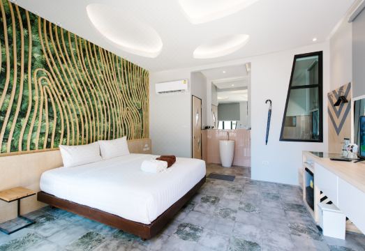 해변 불 쇼 공연