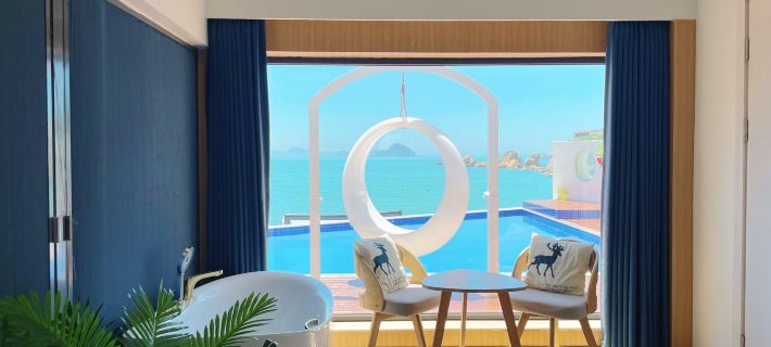 Who met·Courtyard Life Aesthetics Designer Seaview Meisu (Shengsi Flower and Bird Island Store) Hotele w: Powiat Shengsi