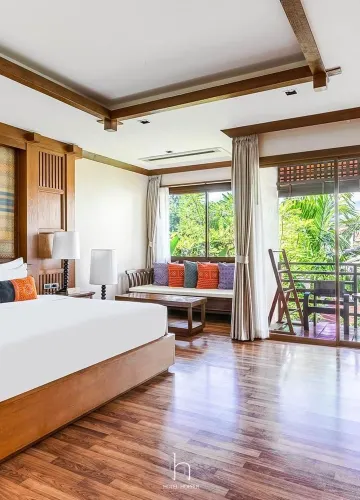 ห้องดีลักซ์ พร้อมระเบียง