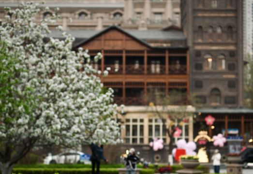 톈진 하이허 강 야경