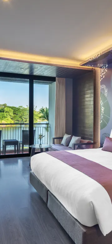 ห้องดีลักซ์ เตียงใหญ่ 1 เตียง