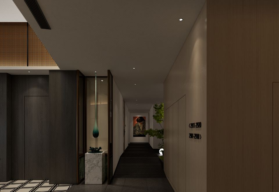 하오팅 호텔에서 바라본 충칭 야경